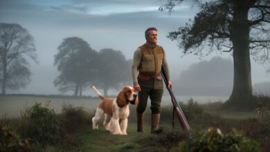 English Cocker Spaniel Hunting picture