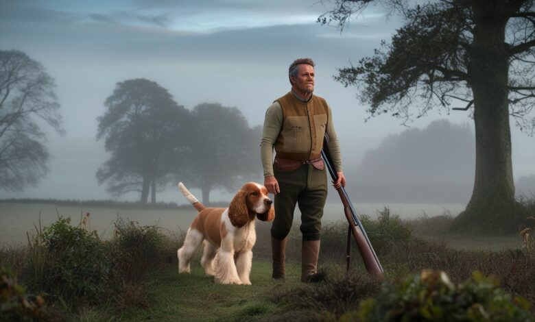 English Cocker Spaniel Hunting picture