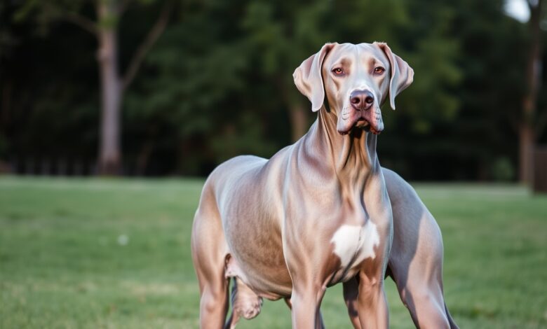 Weimaraner Great Dane Mix dog